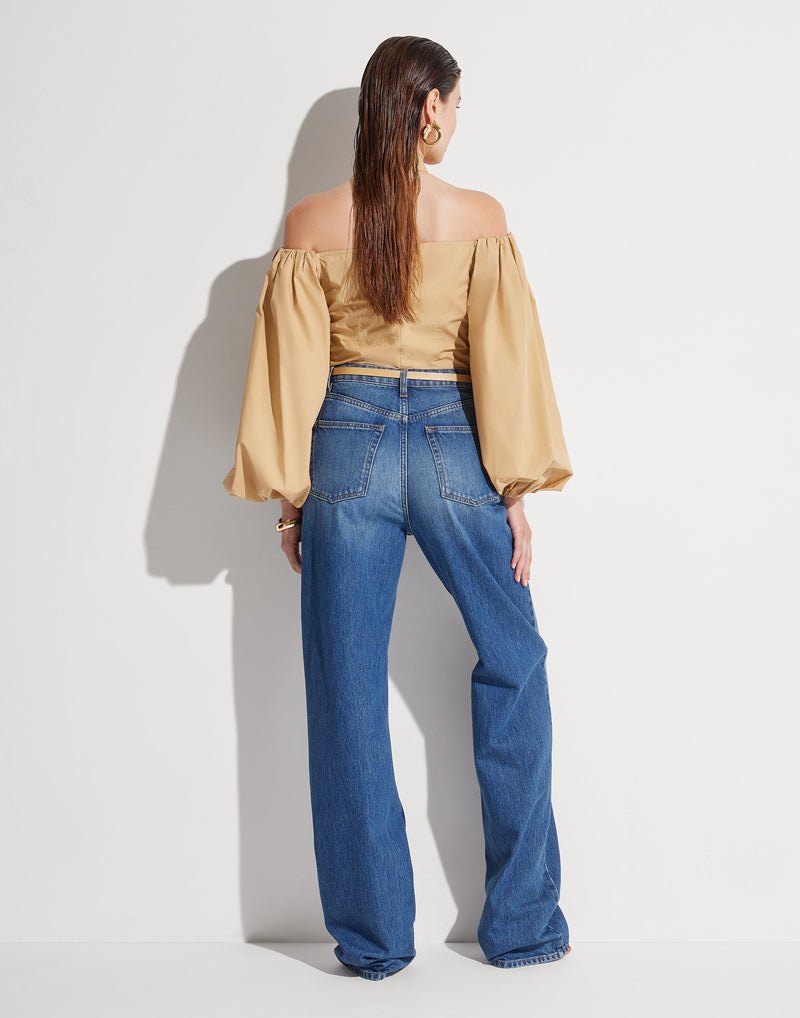 CAMELIA PALAZZO DENIM