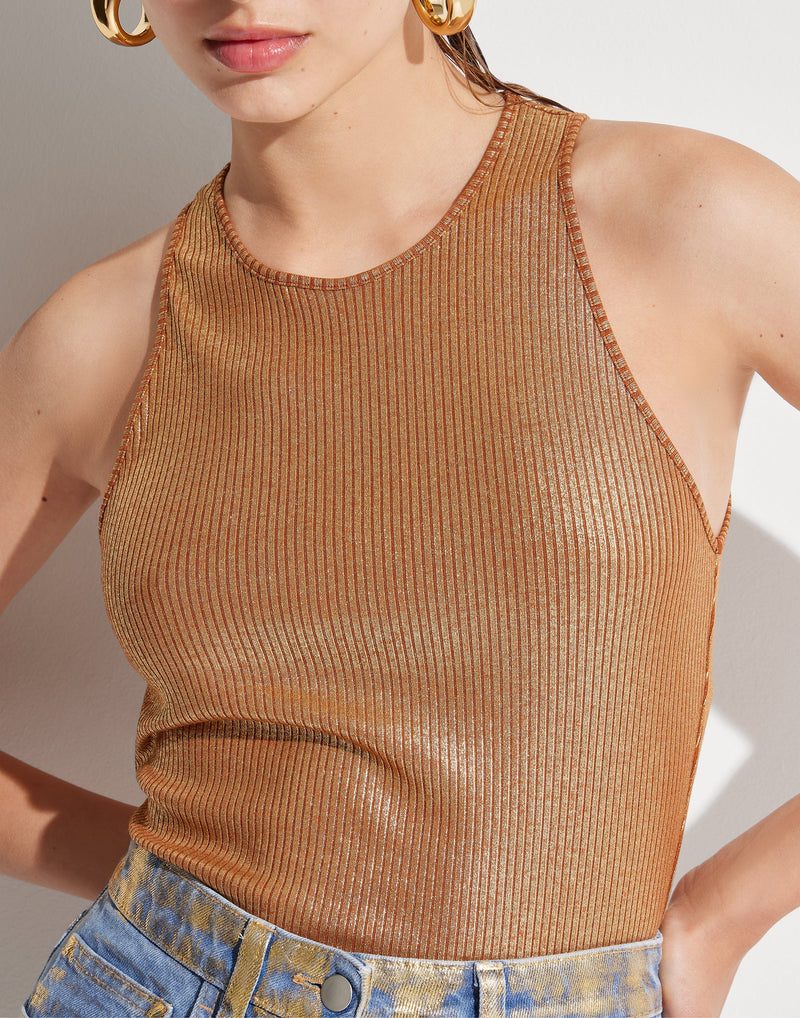 DAFNE METALLIC TOP